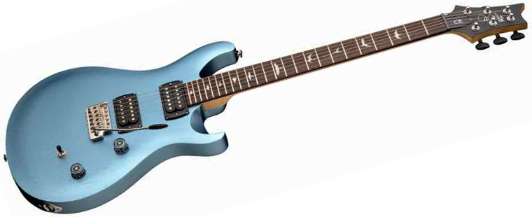 Prs Ce24 Standard Satin Wing Tuners Se Bolt-on 2h Trem Rw - Ice Blue Metallic - Guitare Électrique Double Cut - Variation 2