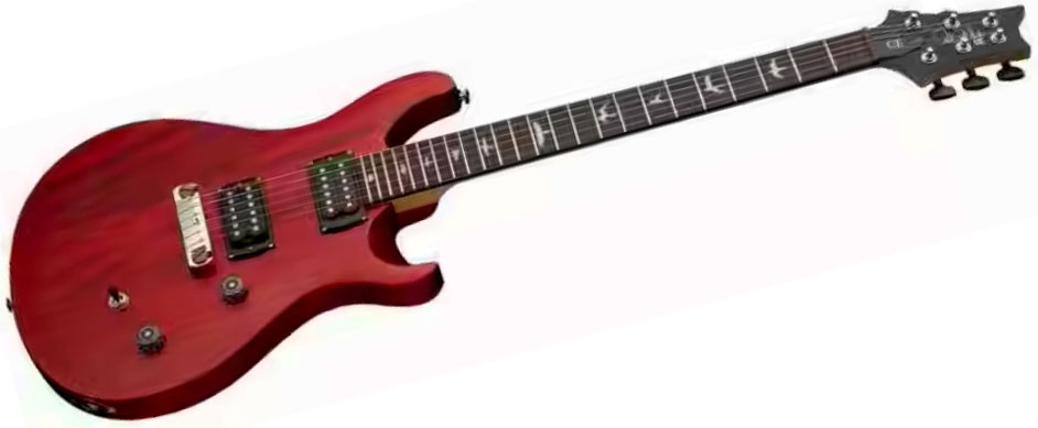 Prs Ce24 Standard Stoptail Satin Se Bolt-on 2h Trem Rw - Vintage Cherry - Guitare Électrique Double Cut - Variation 2