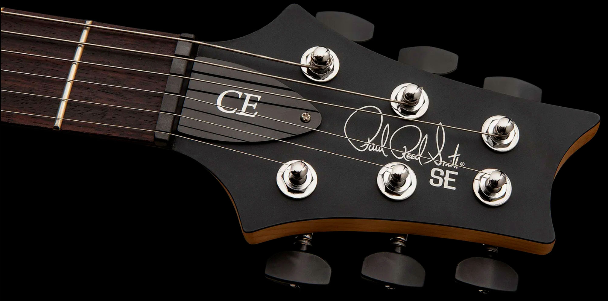 Prs Ce24 Standard Stoptail Satin Se Bolt-on 2h Trem Rw - Metallic Gold - Guitare Électrique Double Cut - Variation 3