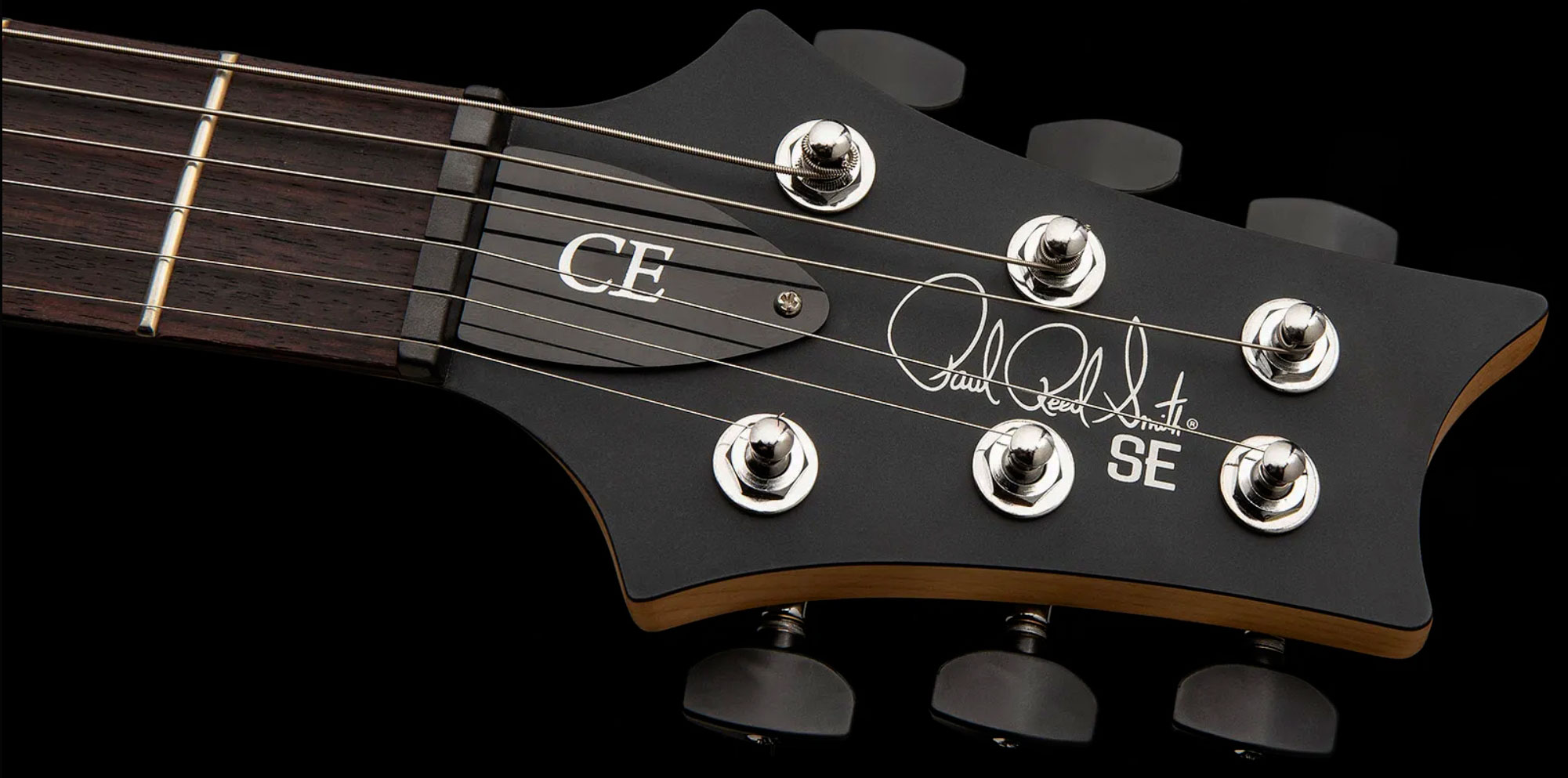 Prs Ce24 Standard Stoptail Satin Se Bolt-on 2h Trem Rw - Ice Blue Metallic - Guitare Électrique Double Cut - Variation 5