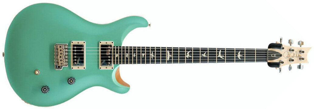 Prs Ce 24 Satin Bolt-on Usa Ltd 2h Trem Rw - Seafoam Green - Guitare Électrique Double Cut - Main picture