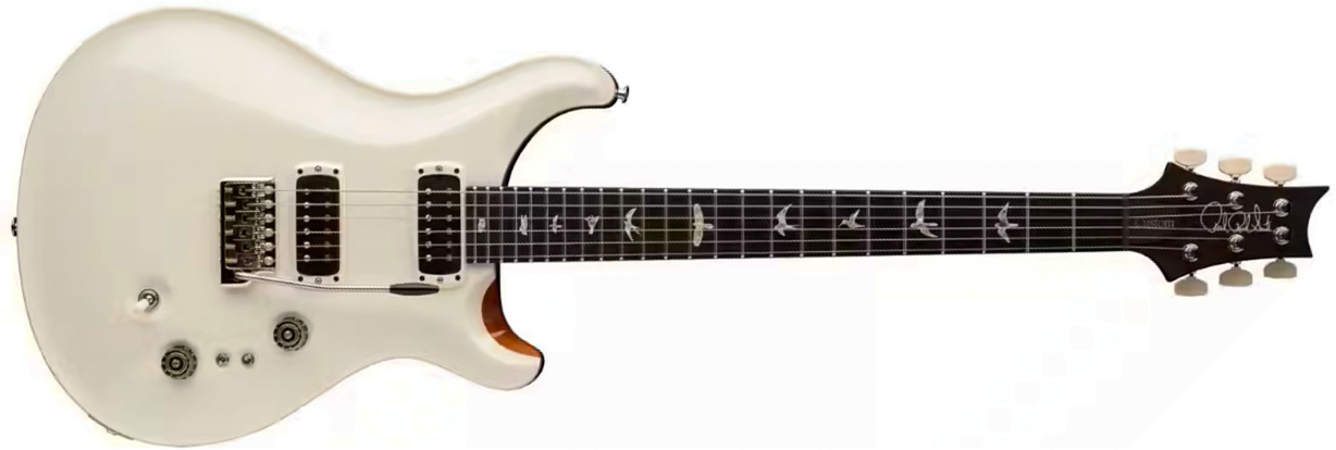 Prs Custom 24-08 Usa 2h Tci Trem Rw - Antique White Top - Guitare Électrique Double Cut - Main picture