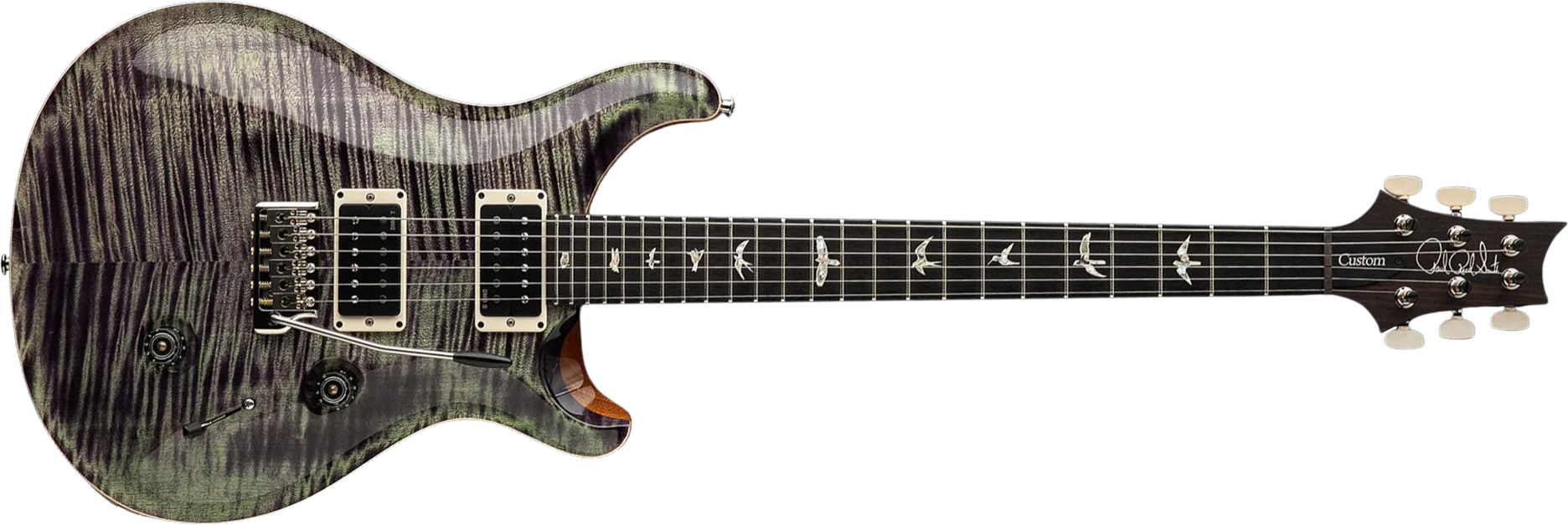 Prs Custom 24 Usa 2h Dmo Trem Rw - Aurora Borealis - Guitare Électrique Double Cut - Main picture