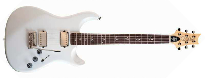 Prs Fiore Hh Bolt-on Usa 2h Trem Rw - Pearl White - Guitare Électrique Double Cut - Main picture