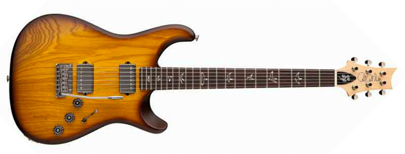 Prs Fiore Hh Satin Bolt-on Usa 2h Trem Rw - Sunflower - Guitare Électrique Double Cut - Main picture