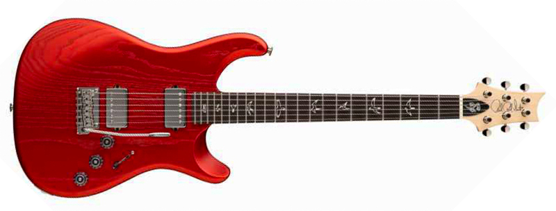 Prs Fiore Hh Satin Bolt-on Usa 2h Trem Rw - Red Apple Metallic - Guitare Électrique Double Cut - Main picture