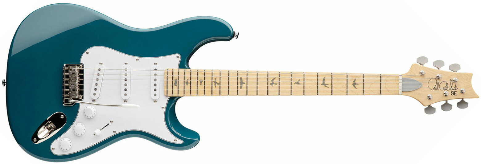 Prs John Mayer Se Silver Sky Maple Signature 3s Trem Mn - Nylon Blue - Guitare Électrique Signature - Main picture