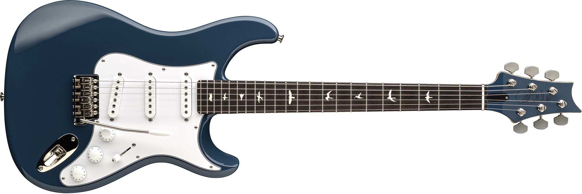 Prs John Mayer Silver Sky Defender Bolt-on Usa Ltd Trem 3s Rw - Arles Blue - Guitare Électrique Forme Str - Main picture