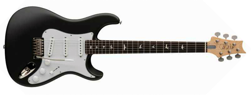 Prs John Mayer Silver Sky Usa Signature 3s Trem Rw - Faded Black Tee Satin - Guitare Électrique Forme Str - Main picture