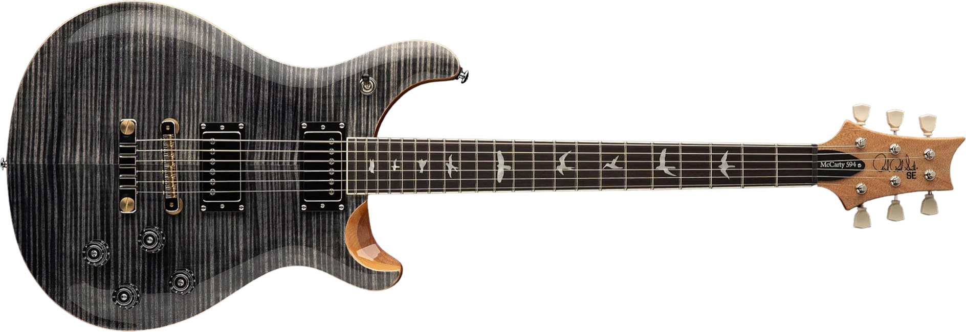 Prs Mccarty 594 Se 2h Ht Rw - Charcoal - Guitare Électrique Double Cut - Main picture