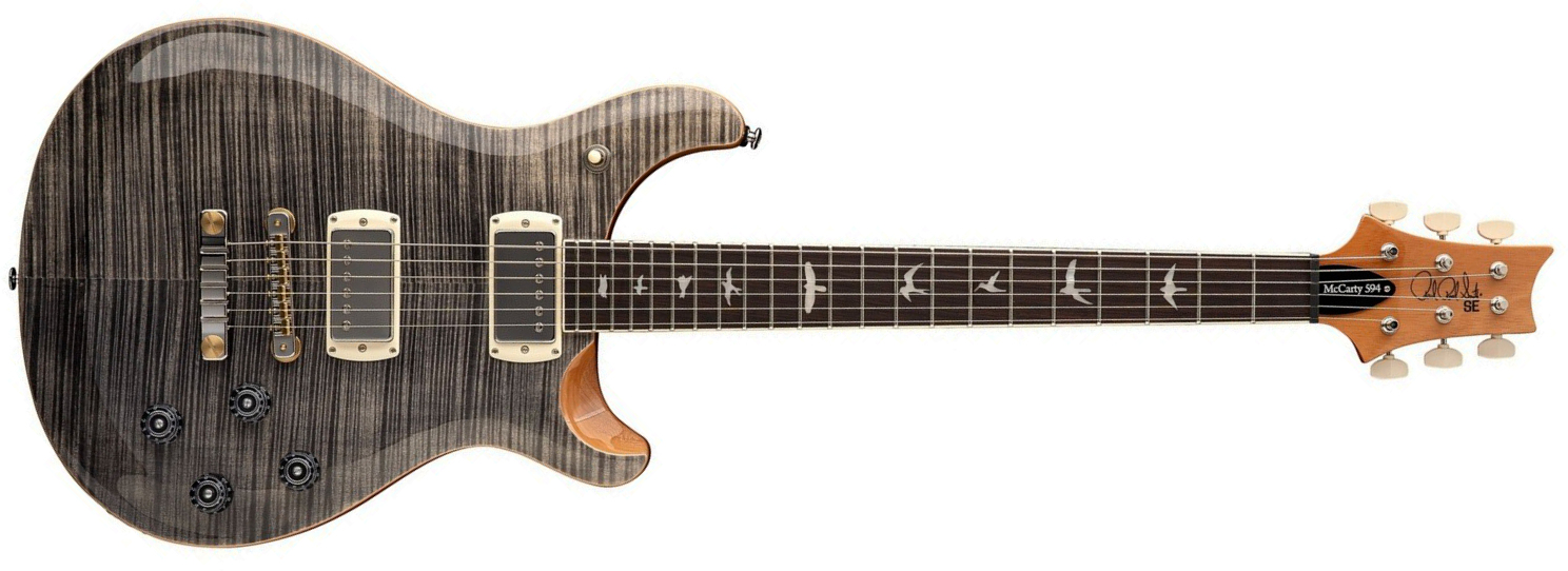Prs Mccarty 594 Se (wing Tuners) 2h Ht Rw - Charcoal - Guitare Électrique Double Cut - Main picture