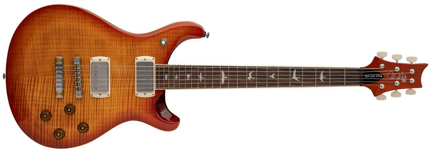 Prs Mccarty 594 Se (wing Tuners) 2h Ht Rw - Vintage Sunburst - Guitare Électrique Double Cut - Main picture