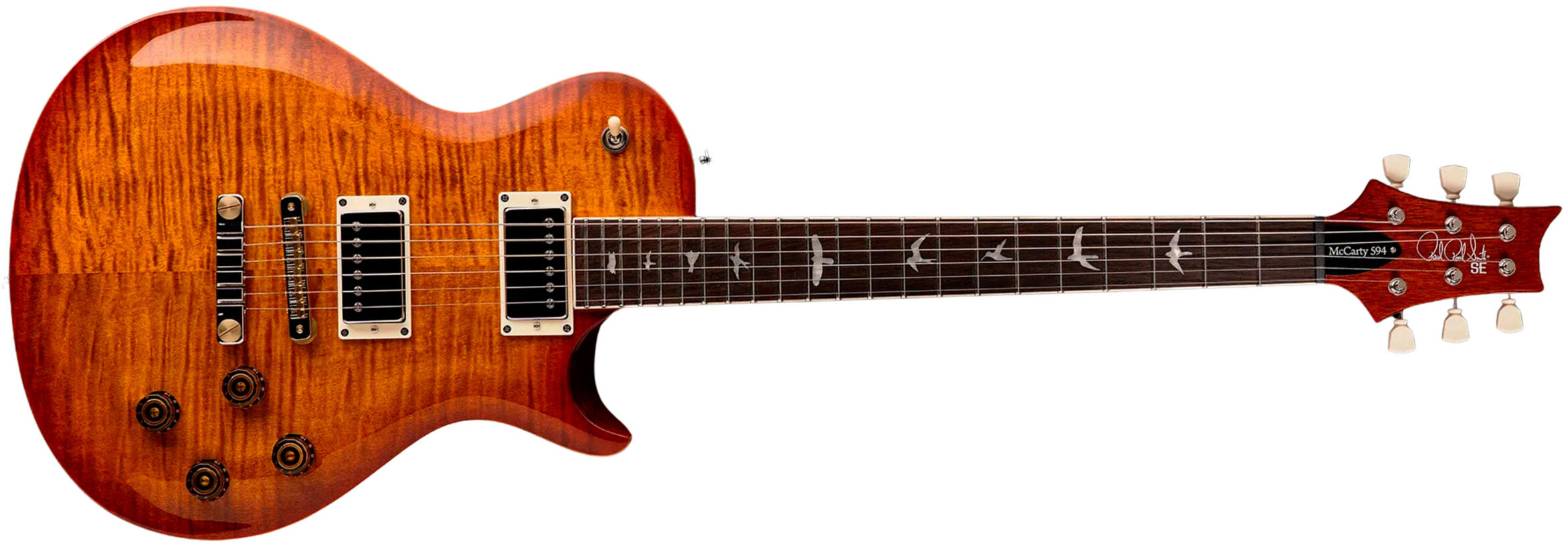 Prs Mccarty 594 Singlecut Se 2h Ht Rw - Vintage Sunburst - Guitare Électrique Single Cut - Main picture