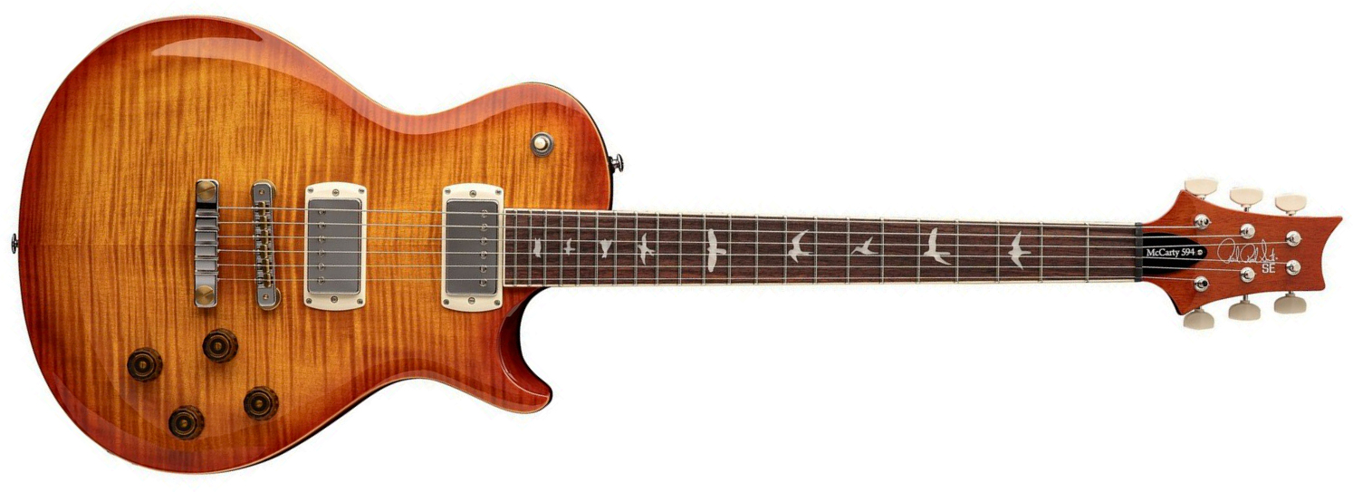Prs Mccarty 594 Singlecut Se (wing Tuners) 2h Ht Rw - Vintage Sunburst - Guitare Électrique Single Cut - Main picture