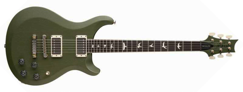 Prs Mccarty 594 Thinline S2 Usa 2h 58/15lt Ht Rw - Matcha Green Satin - Guitare Électrique Double Cut - Main picture