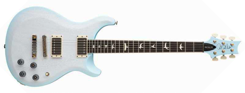 Prs Mccarty 594 Thinline S2 Usa 2h 58/15lt Ht Rw - Cloud Burst Satin - Guitare Électrique Double Cut - Main picture