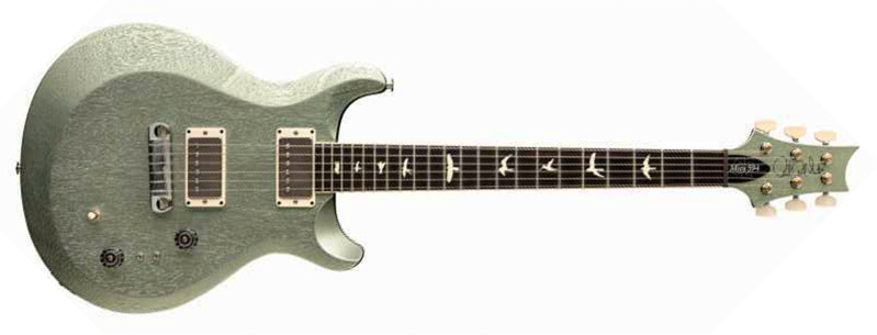 Prs Mira 594 Satin S2 Usa 2h Ht Rw - Mavis Mint Metallic - Guitare Électrique Double Cut - Main picture