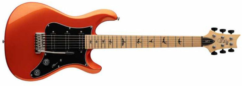 Prs Nf3 Maple Se Bolt-on 3mh Trem Mn - Metallic Orange - Guitare Électrique Double Cut - Main picture