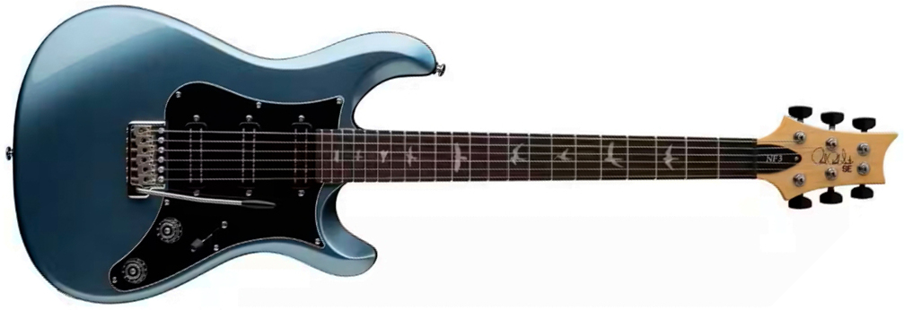 Prs Nf3 Se Bolt-on 3h Trem Rw - Ice Blue Metallic - Guitare Électrique Single Cut - Main picture