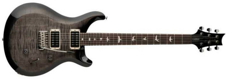 Prs S2 Custom 24 Usa 2024 Hh Trem Rw - Faded Gray Black Burst - Guitare Électrique Double Cut - Main picture