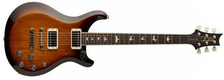 Prs S2 Mccarty 594 Thinline Hh Rw - Mccarty Tobacco Burst - Guitare Électrique Double Cut - Main picture