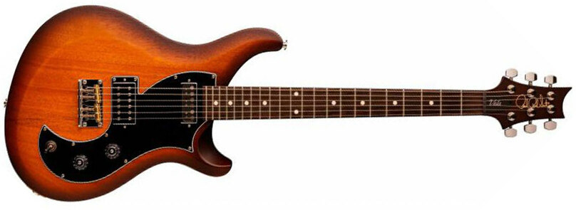 Prs S2 Vela Satin Usa 2024 2h Trem Rw - Mccarty Tobacco Sunburst - Guitare Électrique Double Cut - Main picture