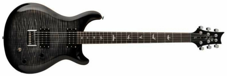 Prs Se 277 Baritone 2024 Hh Ht Rw - Charcoal Burst - Guitare Électrique Baryton - Main picture