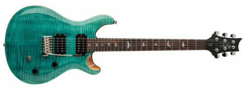Prs Se Ce 24 Hh Trem Mn - Turquoise - Guitare Électrique Double Cut - Main picture