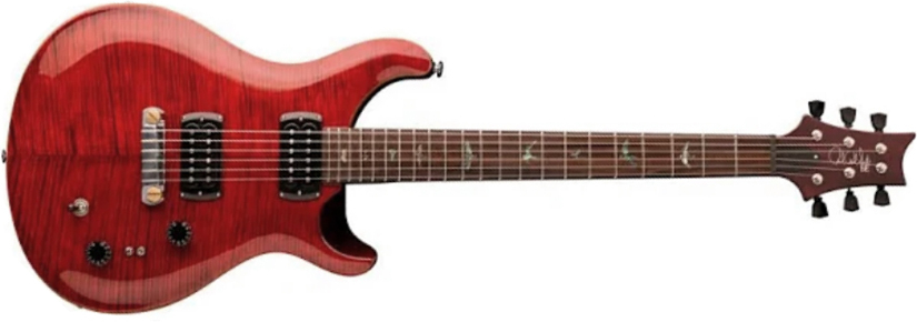 Prs Se Paul's Guitar Hh Ht Rw - Fire Red - Guitare Électrique Double Cut - Main picture