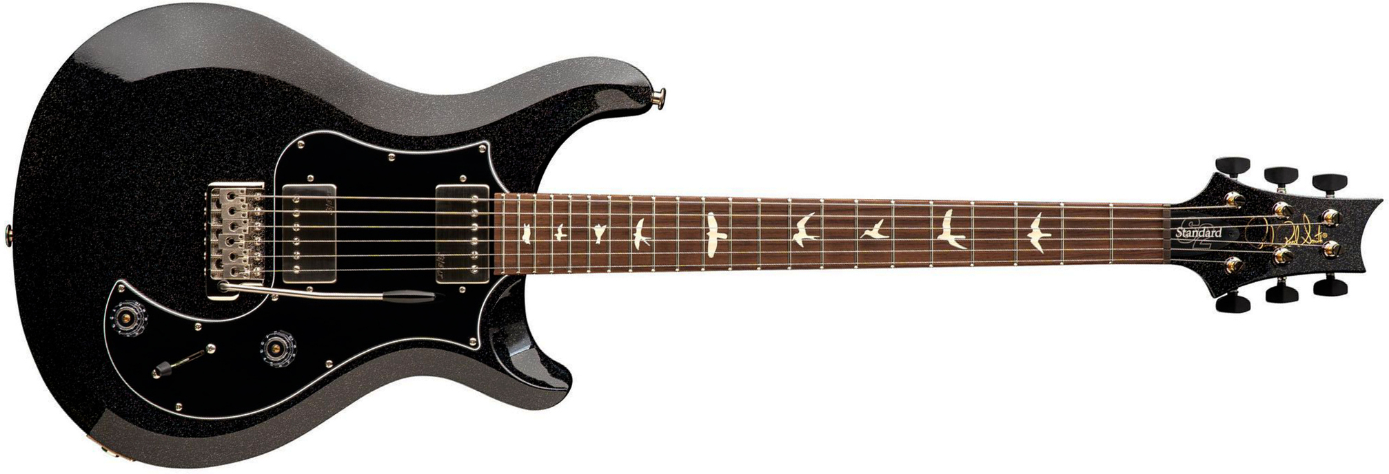 Prs Standard 22 S2 Usa 2h Trem Rw - Black Rainbow Holoflake - Guitare Électrique Double Cut - Main picture