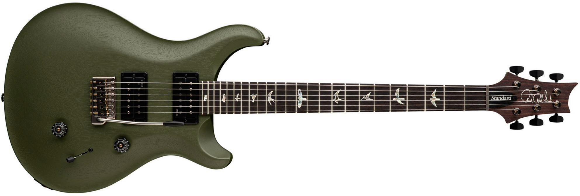 Prs Standard 24 S2 Usa 2h Dmo Trem Rw - Matcha Green Satin - Guitare Électrique Double Cut - Main picture