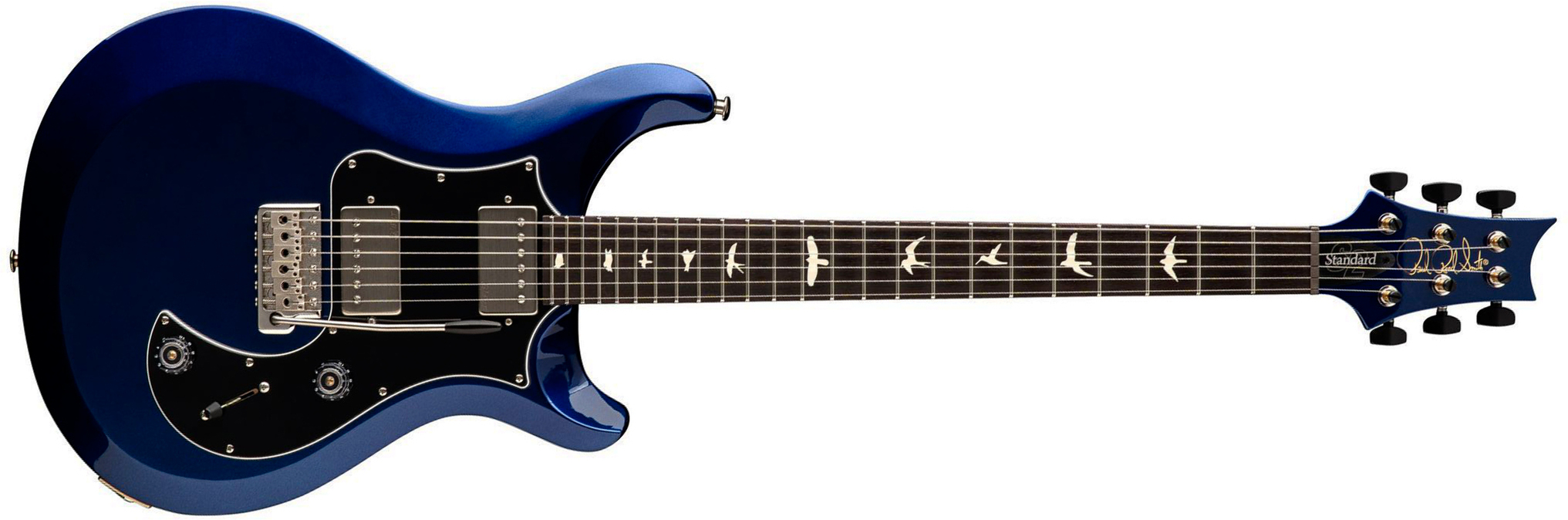 Prs Standard 24 S2 Usa 2h Trem Rw - Metallic Midnight Satin - Guitare Électrique Double Cut - Main picture