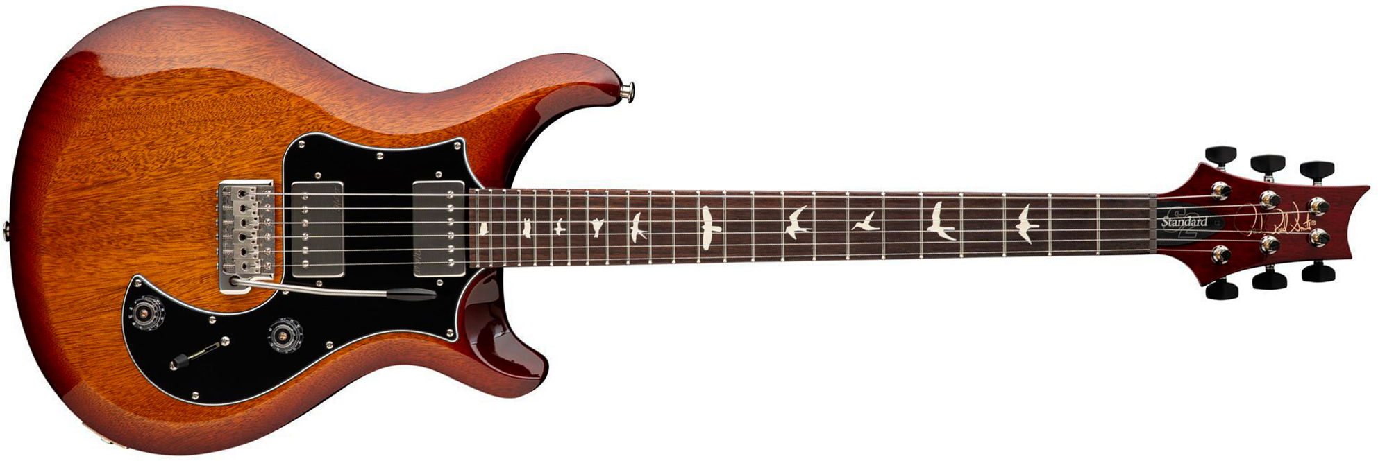 Prs Standard 24 S2 Usa 2h Trem Rw - Dark Cherry Sunburst - Guitare Électrique Double Cut - Main picture