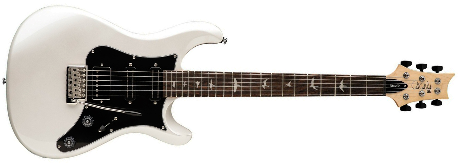 Prs Studio Standard Se (wing Tuners) 1h 2mh Trem Rw - Pearl White - Guitare Électrique Double Cut - Main picture