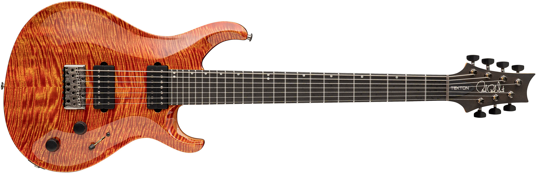 Prs Tekton Svn Usa 7c Baryton 2h Ht Eb - Imperial Topaz - Guitare Électrique Baryton - Main picture