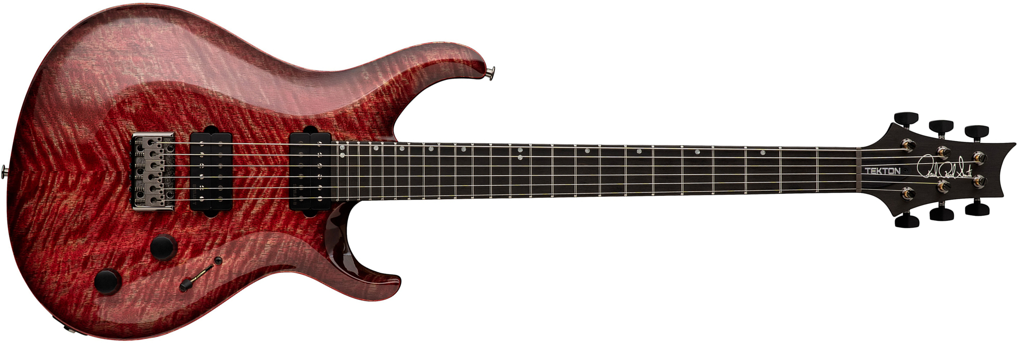 Prs Tekton Usa 2h Ht Eb - Fuschia Aura - Guitare Électrique Double Cut - Main picture