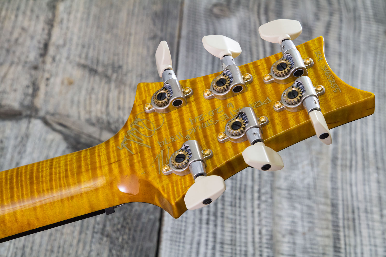 Prs Custom 24-08 Private Stock Hand-signed Usa 2h Trem Rw #0385255 - Mccarty Glow - Guitare Électrique Double Cut - Variation 11