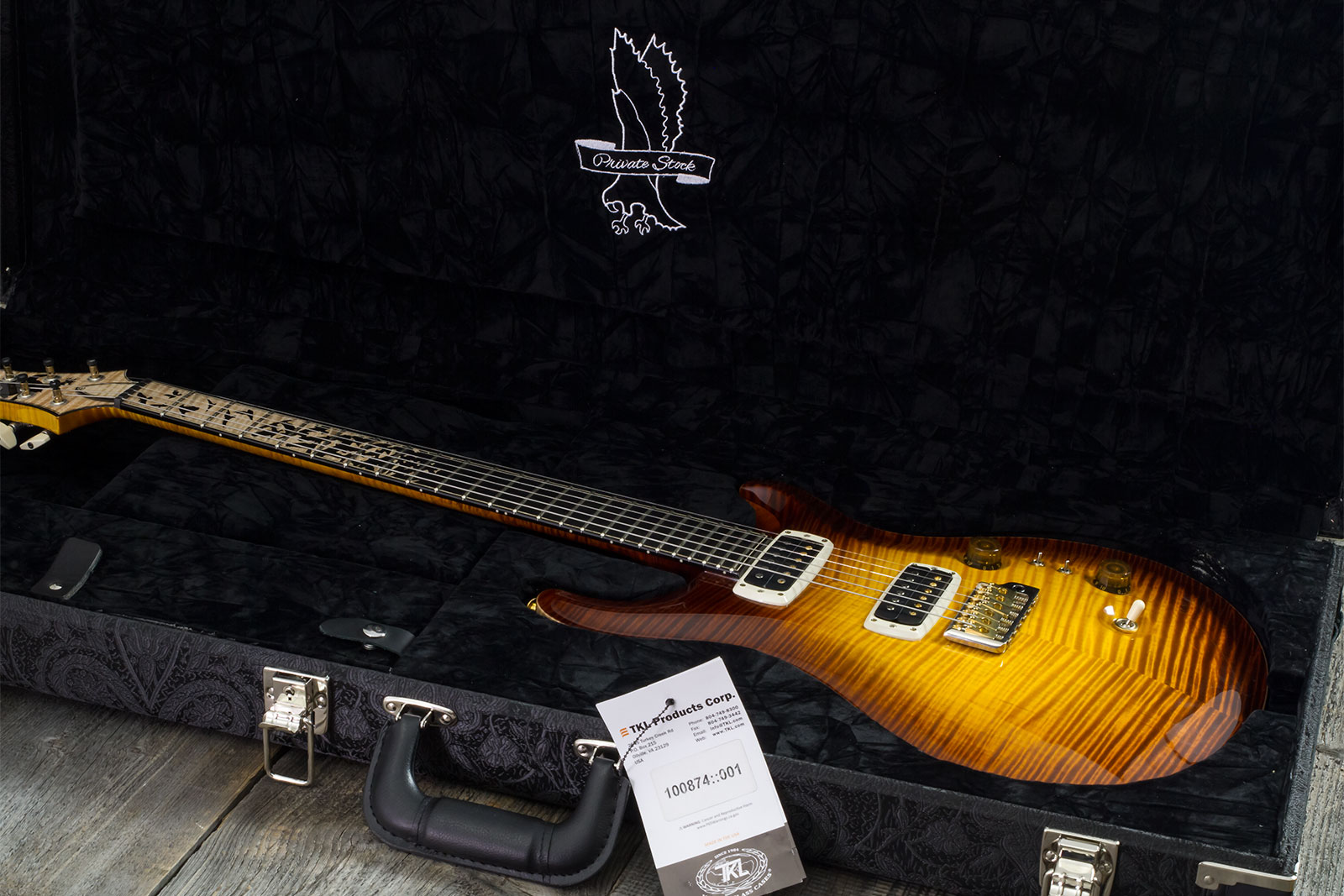 Prs Custom 24-08 Private Stock Hand-signed Usa 2h Trem Rw #0385255 - Mccarty Glow - Guitare Électrique Double Cut - Variation 12