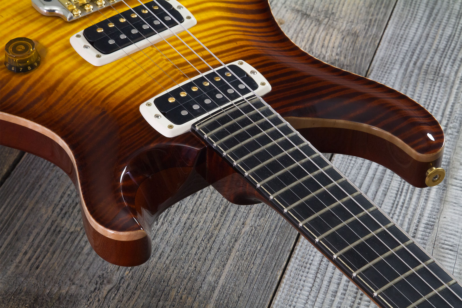 Prs Custom 24-08 Private Stock Hand-signed Usa 2h Trem Rw #0385255 - Mccarty Glow - Guitare Électrique Double Cut - Variation 4