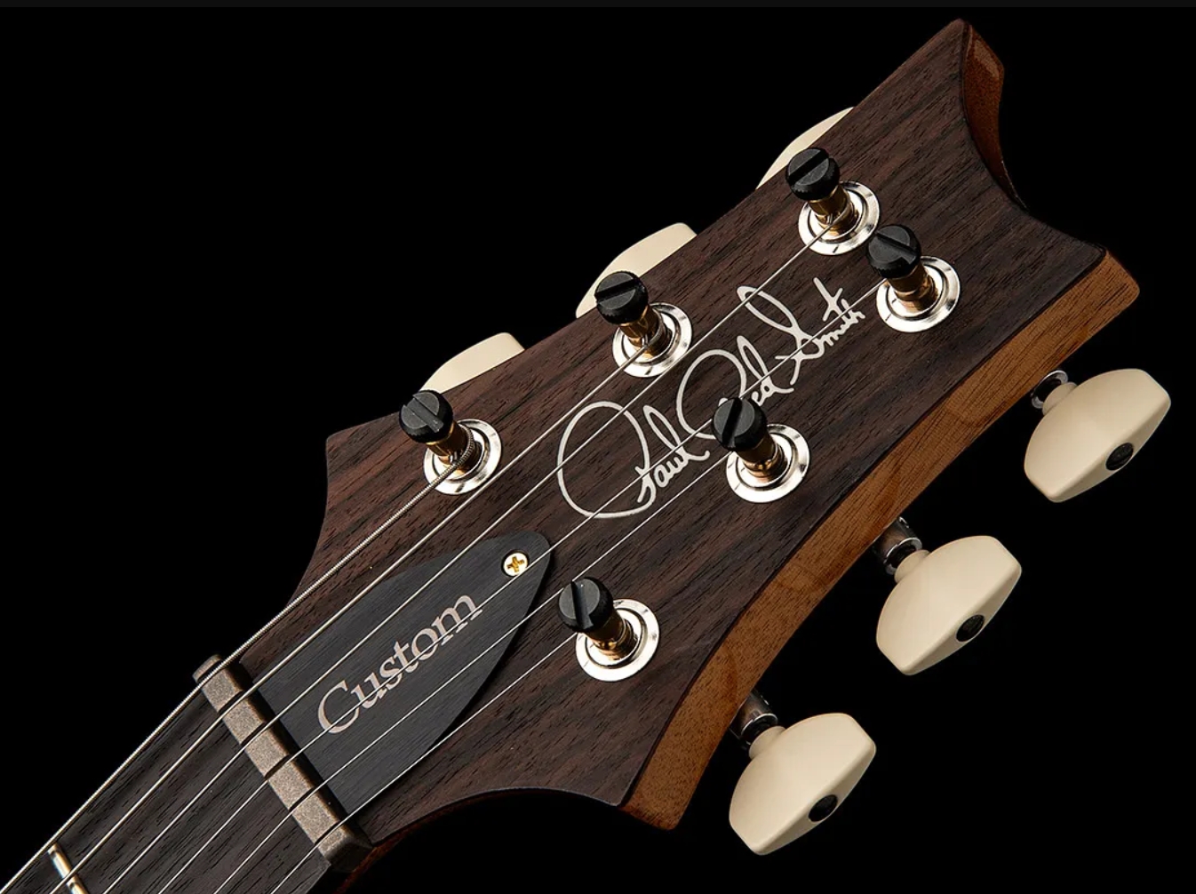 Prs Custom 24-08 Usa 2h Tci Trem Rw - Charcoal - Guitare Électrique Double Cut - Variation 4