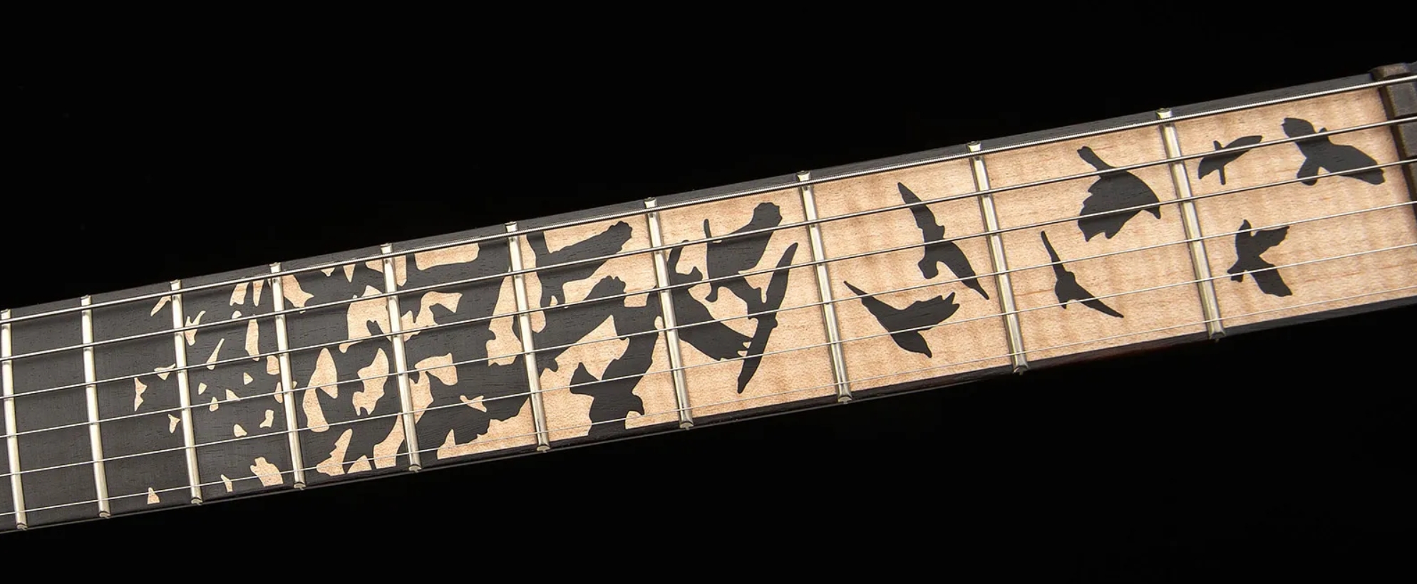 Prs Custom 24 Birds Of A Feather Usa Ltd 2h Trem Eb/mn - Blood Red - Guitare Électrique Double Cut - Variation 5