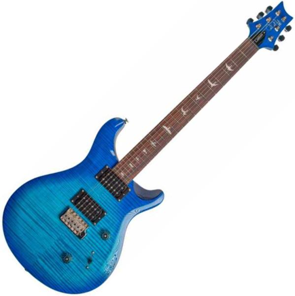 Prs SE Custom 24 Ltd - lake blue Double cut electric guitar