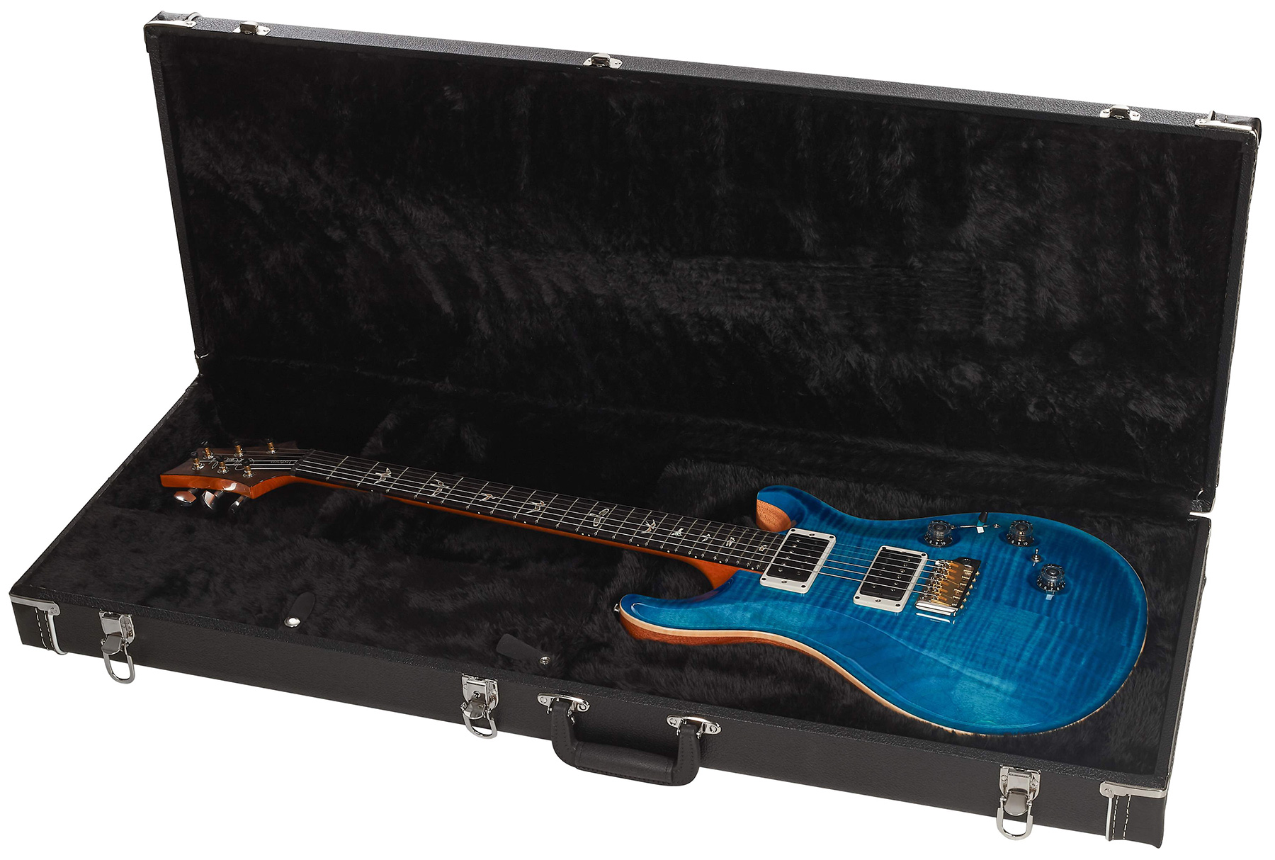 Prs Custom 24 Piezo Usa Hh Trem Rw - Aquamarine - Guitare Électrique Double Cut - Variation 5