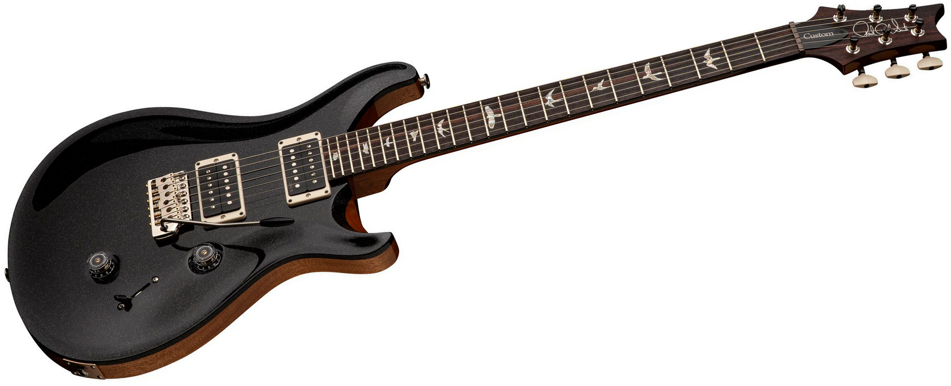 Prs Custom 24 Usa 2h Dmo Trem Rw - Black Rainbow Holoflake - Guitare Électrique Double Cut - Variation 1