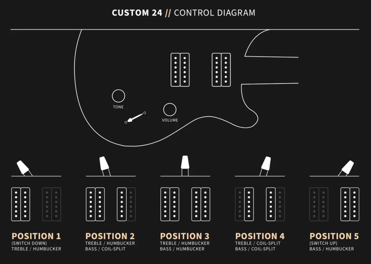 Prs Custom 24 Usa 2h Dmo Trem Rw - Fire Smokeburst - Guitare Électrique Double Cut - Variation 4
