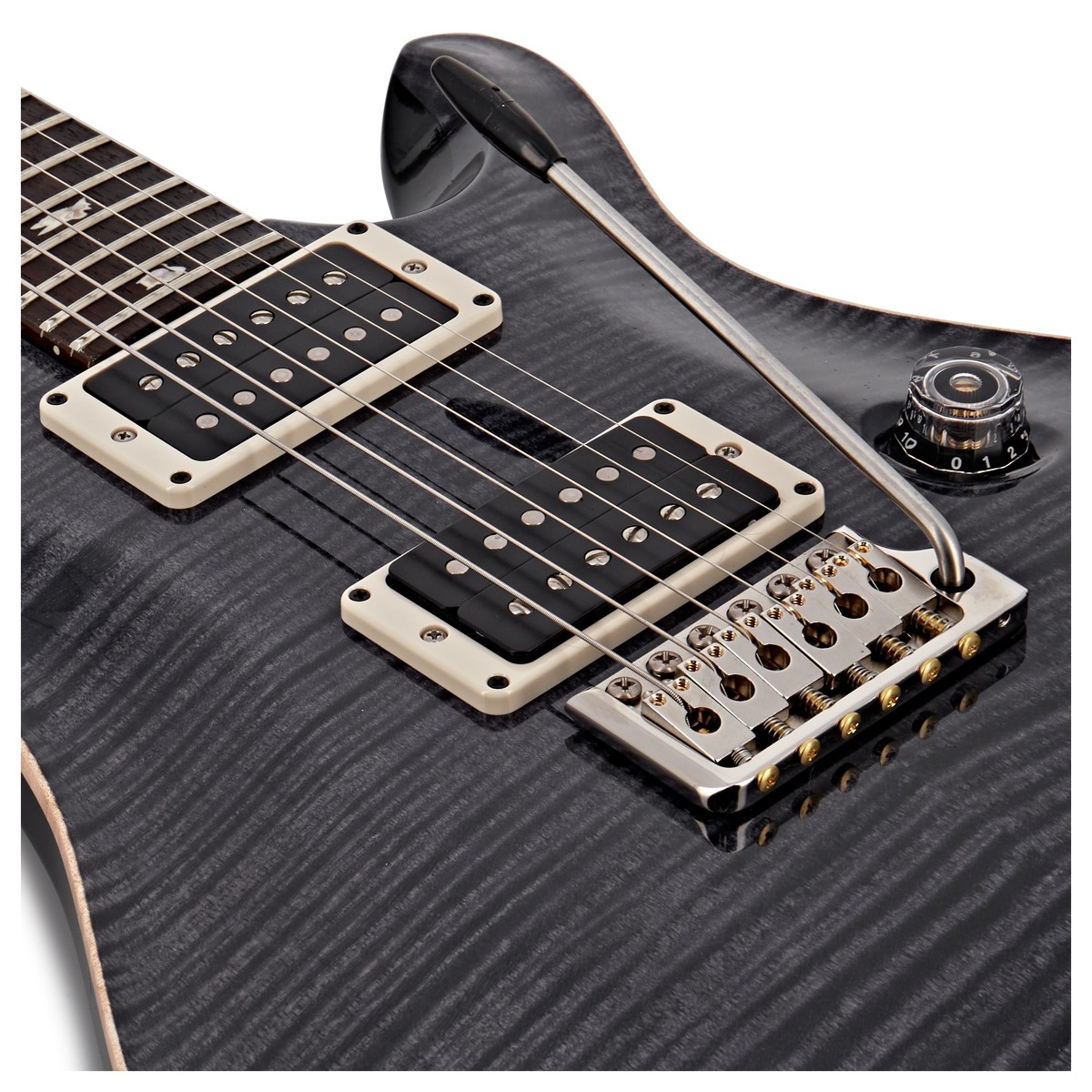 Prs Custom 24 Usa 2h Dmo Trem Rw - Gray Black - Guitare Électrique Double Cut - Variation 4