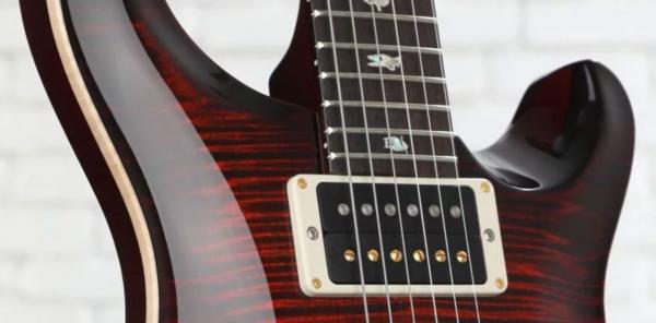 Guitare électrique solid body Prs USA Custom 24 - fire red burst
