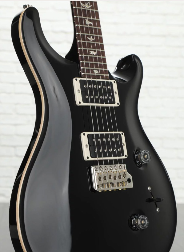 Prs Custom 24 Usa Hh Trem Rw - Black - Guitare Électrique Double Cut - Variation 1