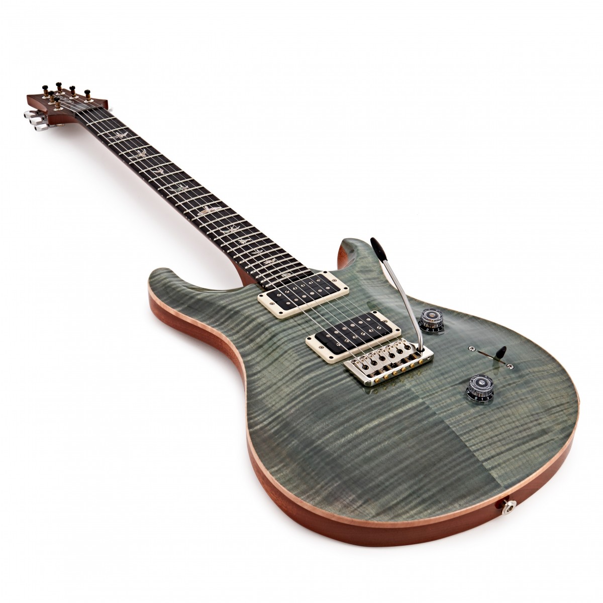 Prs Custom 24 Usa Hh Trem Rw - Trampas Green - Guitare Électrique Double Cut - Variation 2