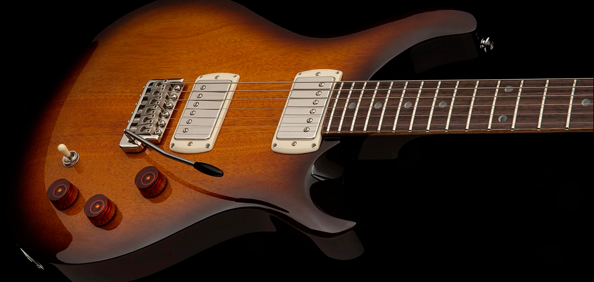 Prs David Grissom Dgt Standard Se Signature 2h Trem Rw - Mccarty Tobacco Sunburst - Guitare Électrique Double Cut - Variation 2